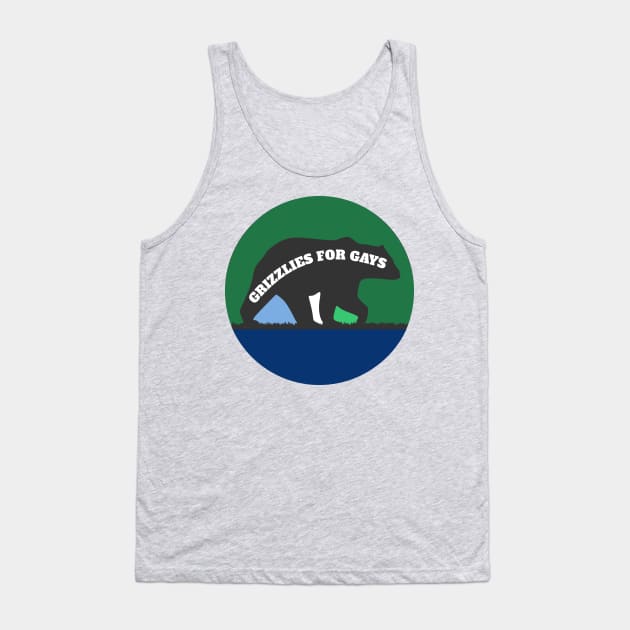 Grizzlies For Gays Tank Top by nonbeenarydesigns